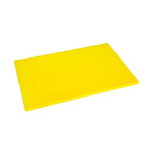 Hygiplas Low Density Yellow Chopping Board Standard - J254  - 1