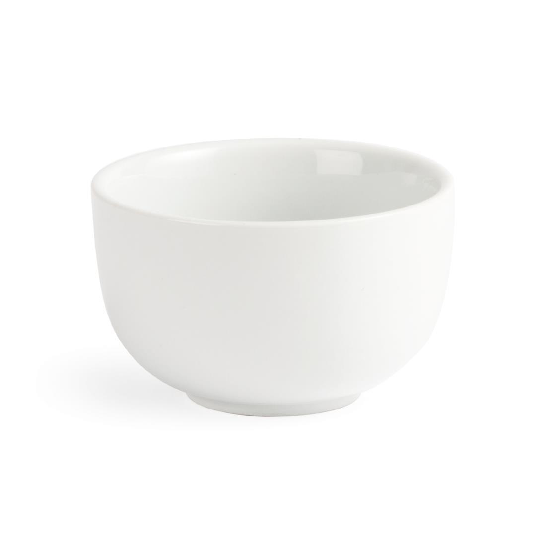 Olympia Whiteware Sugar Bowls 95mm 200ml (Pack of 12) - C250  - 1
