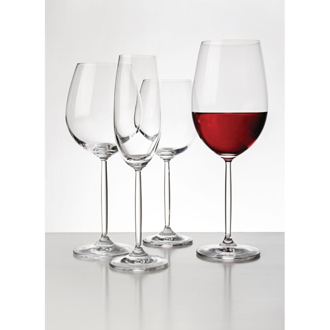Olympia Modale Crystal Wine Glasses 520ml (Pack of 6) - GF725  - 2