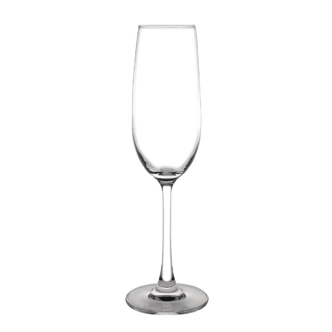 Olympia Modale Crystal Champagne Flutes 215ml (Pack of 6) - GF728  - 1