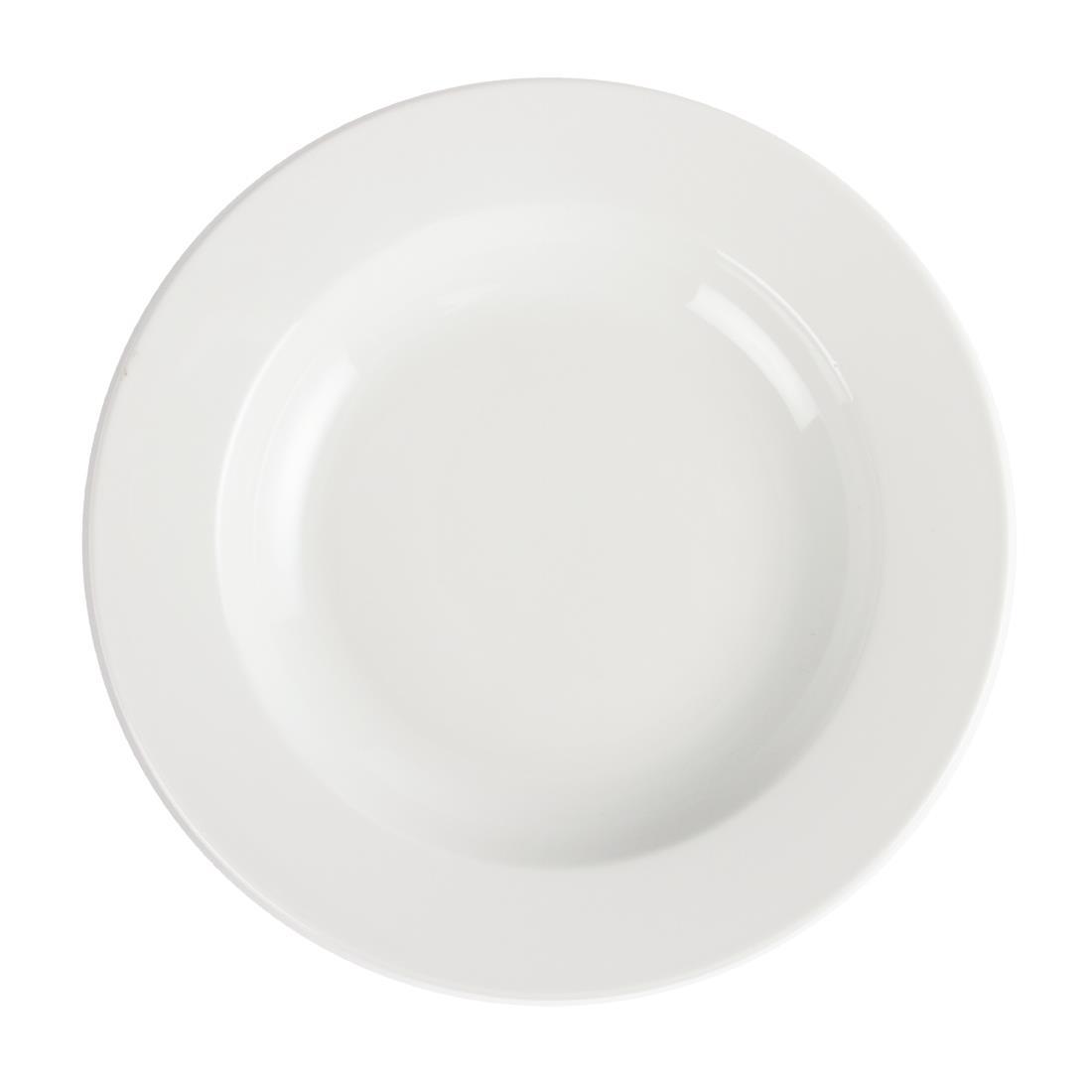 Olympia Whiteware Deep Plates 270mm 430ml (Pack of 6) - C363  - 4