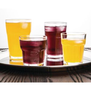 Olympia Toughened Orleans Tumblers 240ml (Pack of 12) - GF926  - 4