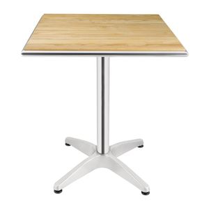 Bolero Ash Top Table Square 600mm (Single) - U430  - 1
