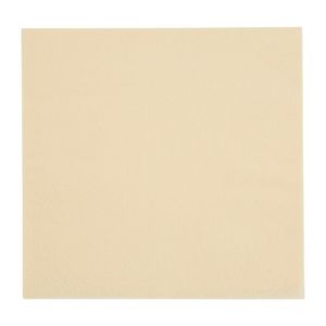 Fiesta Recyclable Lunch Napkin Cream 33x33cm 2ply 1/4 Fold (Pack of 2000) - FE220  - 1