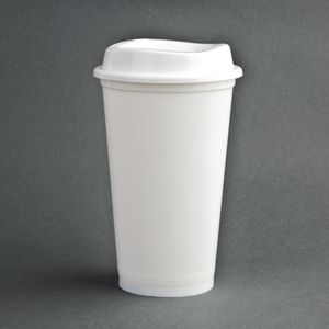 Olympia Polypropylene Reusable Coffee Cups 16oz (Pack of 25) - CW929  - 1