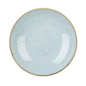 Churchill Stonecast Round Coupe Bowl Duck Egg Blue 220mm (Pack of 12) - DK504  - 1