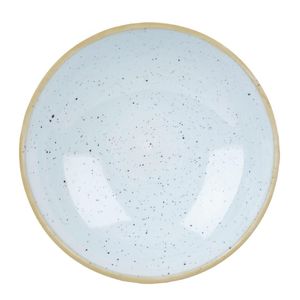 Churchill Stonecast Round Coupe Bowl Duck Egg Blue 182mm (Pack of 12) - DK505  - 1