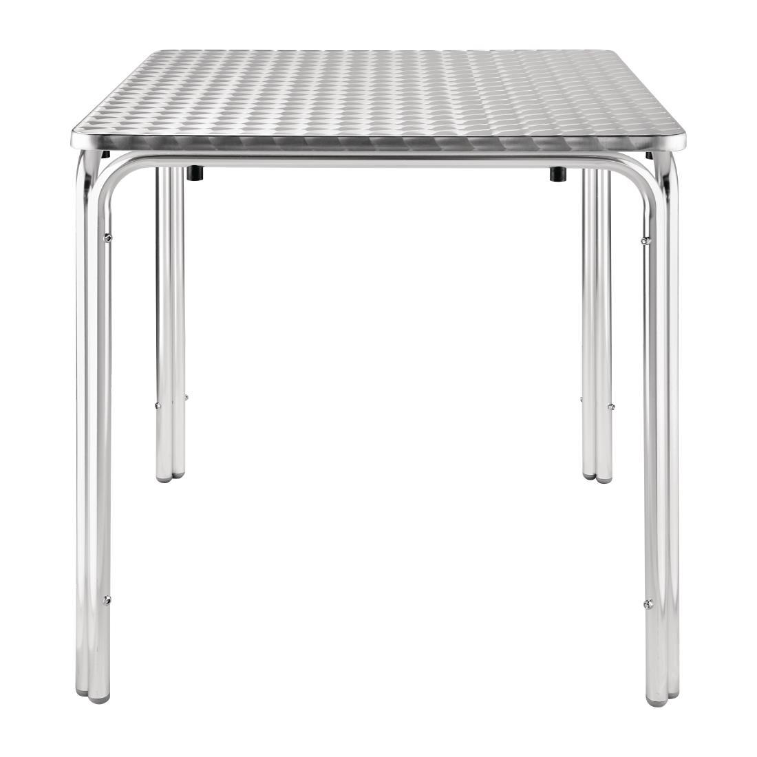 Bolero Square Stacking Table Stainless Steel 700mm - U505  - 1