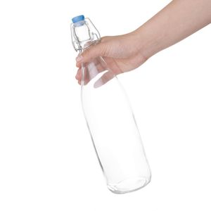Olympia Glass Water Bottles 1Ltr (Pack of 6) - GG930  - 3