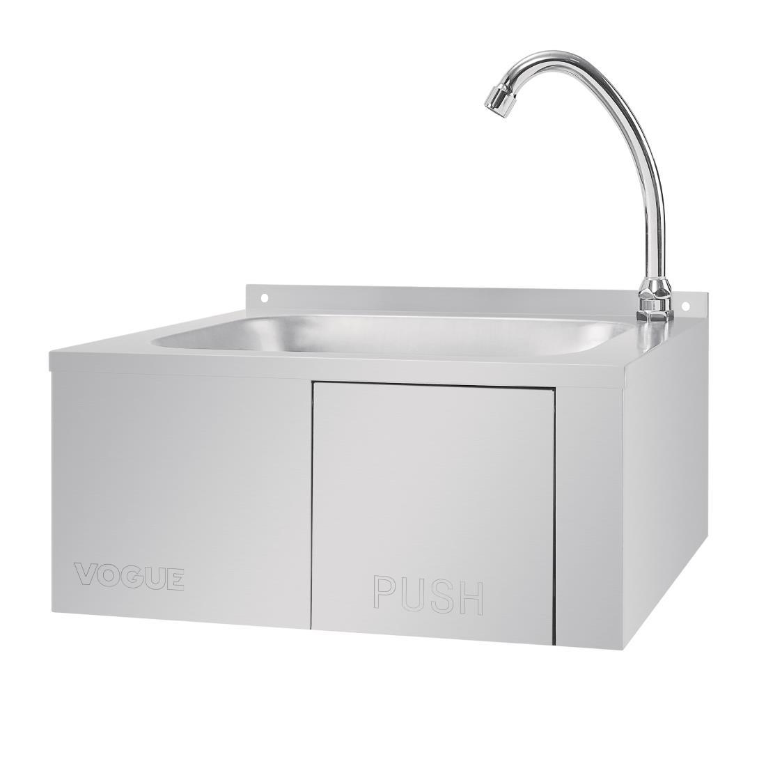 Vogue Stainless Steel Knee Operated Sink - GL280  - 1