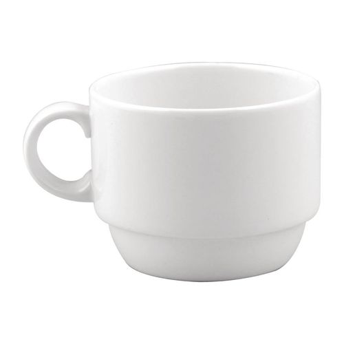 Royal Bone Ascot Stackable Coffee Cups 200ml (Pack of 6) - CG309  - 1