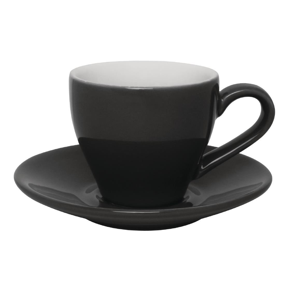 Olympia Cafe Espresso Cups Charcoal 100ml (Pack of 12) - GK072  - 2