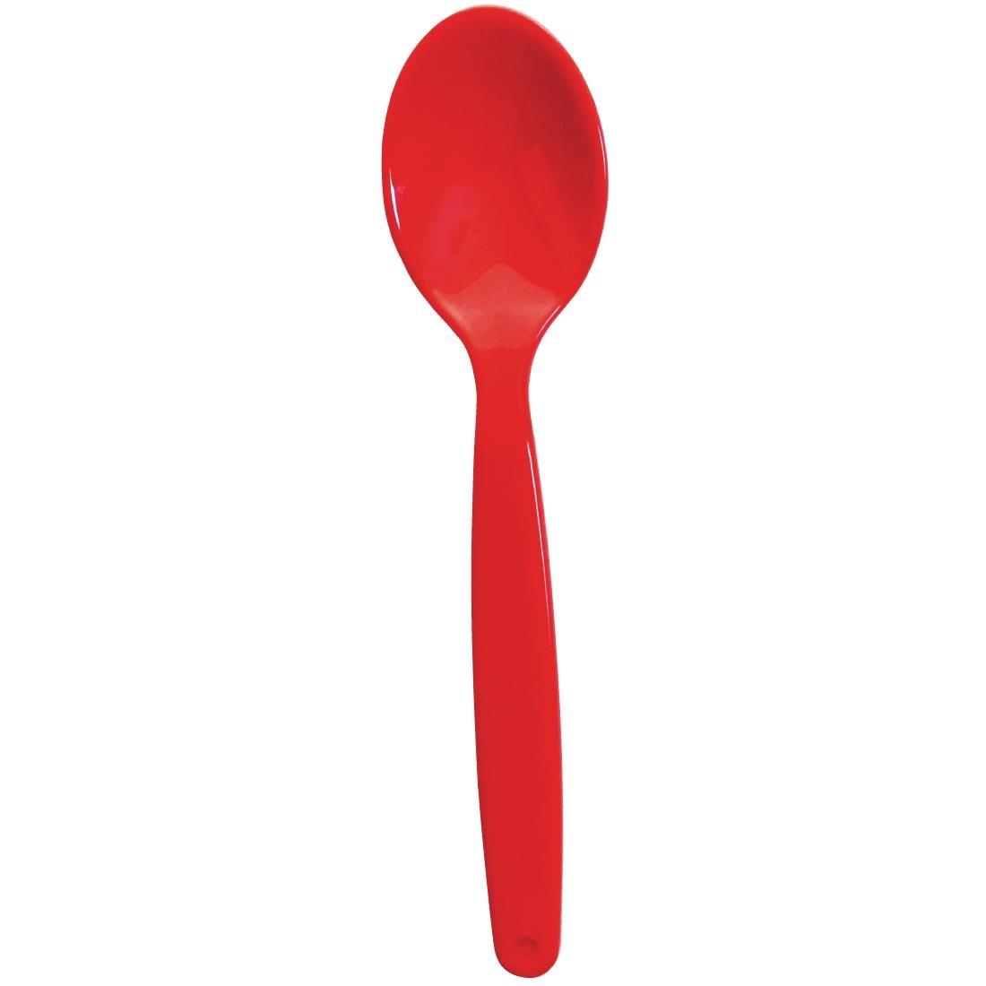 Olympia Kristallon Polycarbonate Spoon Red (Pack of 12) - DL122  - 2