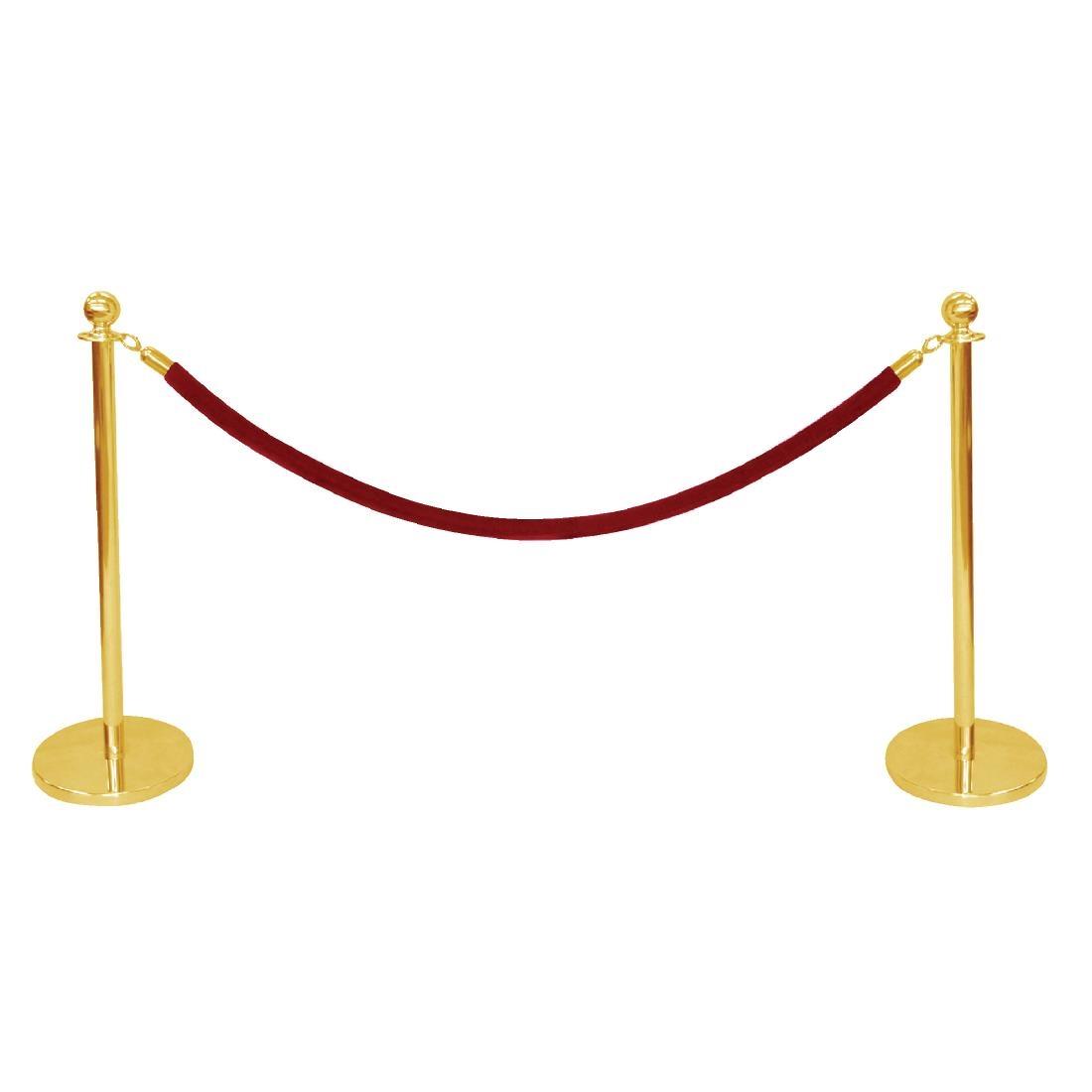 Red Rope Barrier System - W612  - 6