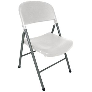 Bolero Foldaway Utility Chairs White (Pack of 2) - CE692  - 1