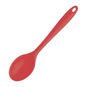 Vogue Silicone Cooking Spoon Red 27cm - GL350  - 1