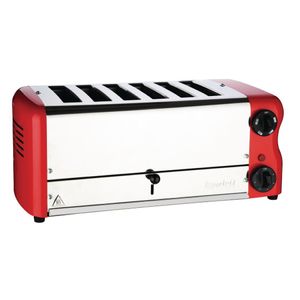 Rowlett Esprit 6 Slot Toaster Traffic Red - DR075  - 1