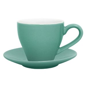 Olympia Cafe Espresso Cups Aqua 100ml (Pack of 12) - GL459  - 2