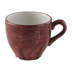 Churchill Stonecast Patina Espresso Cup Red Rust 99ml (Pack of 12) - FS893  - 1