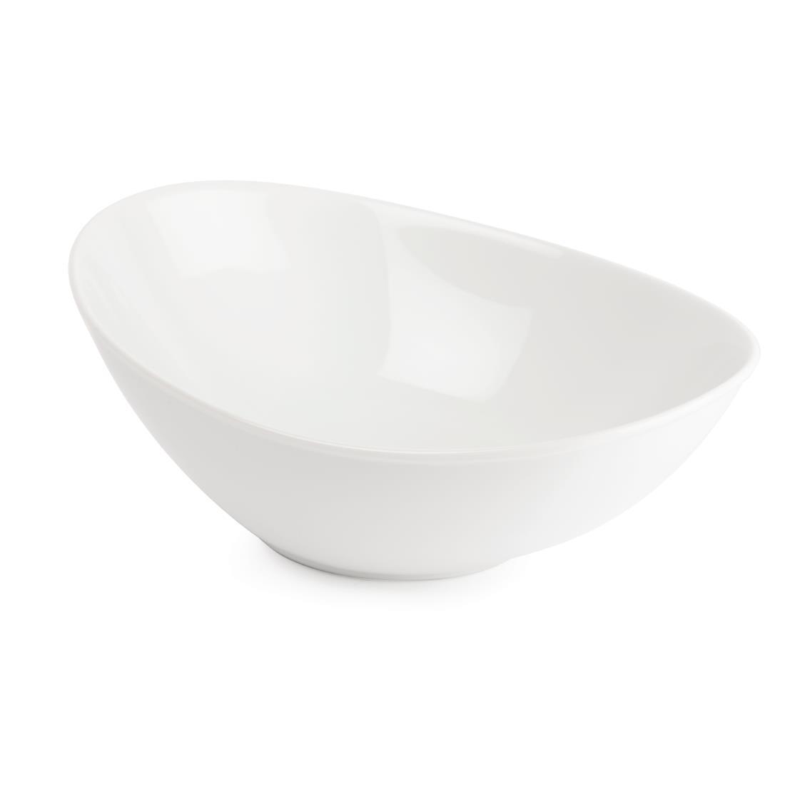 Royal Porcelain Classic White Salad Bowls 200mm (Pack of 6) - CG060  - 2