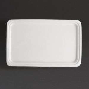 Colour Olympia Whiteware 1/2 Half Size Gastronorm 100mm 1/2GN White 100mm Depth 