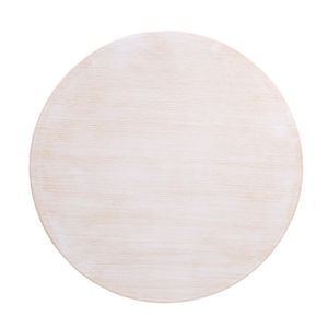 Bolero Pre-drilled Round Table Top Vintage White 600mm - DY729  - 1