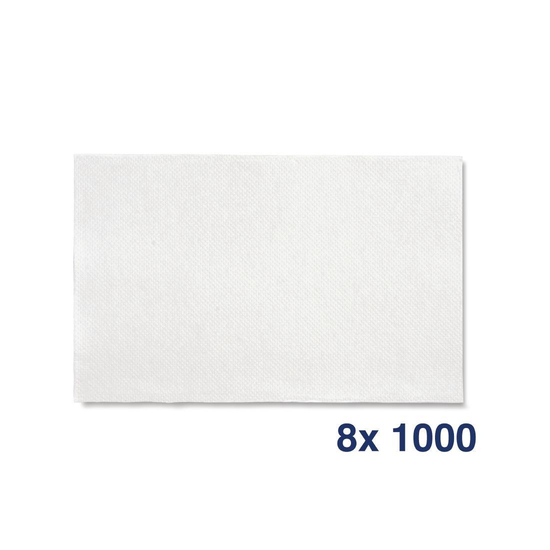 Tork Xpressnap Extra Soft Dispenser Napkin White 2Ply 1/2 Fold (Pack of 8x1000) - DB466  - 1