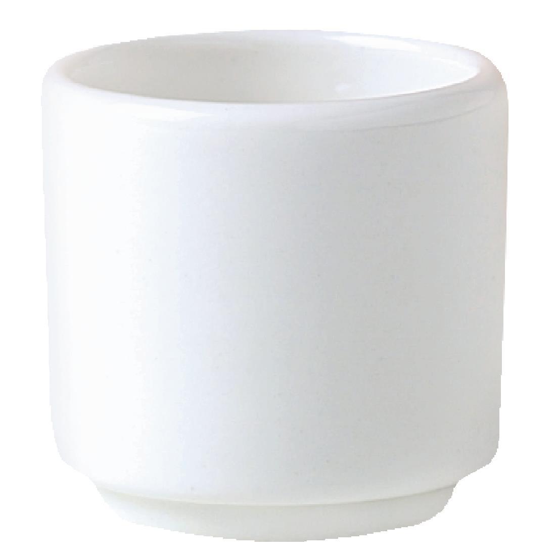 Steelite Monaco White Mandarin Egg Cups 47mm (Pack of 12) - V6821  - 1