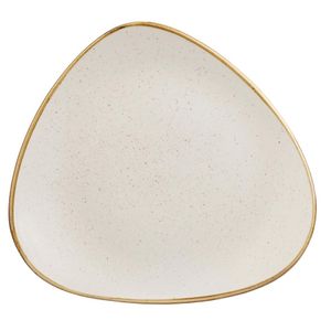 Churchill Stonecast Triangle Plate Barley White 305mm (Pack of 6) - DK524  - 1