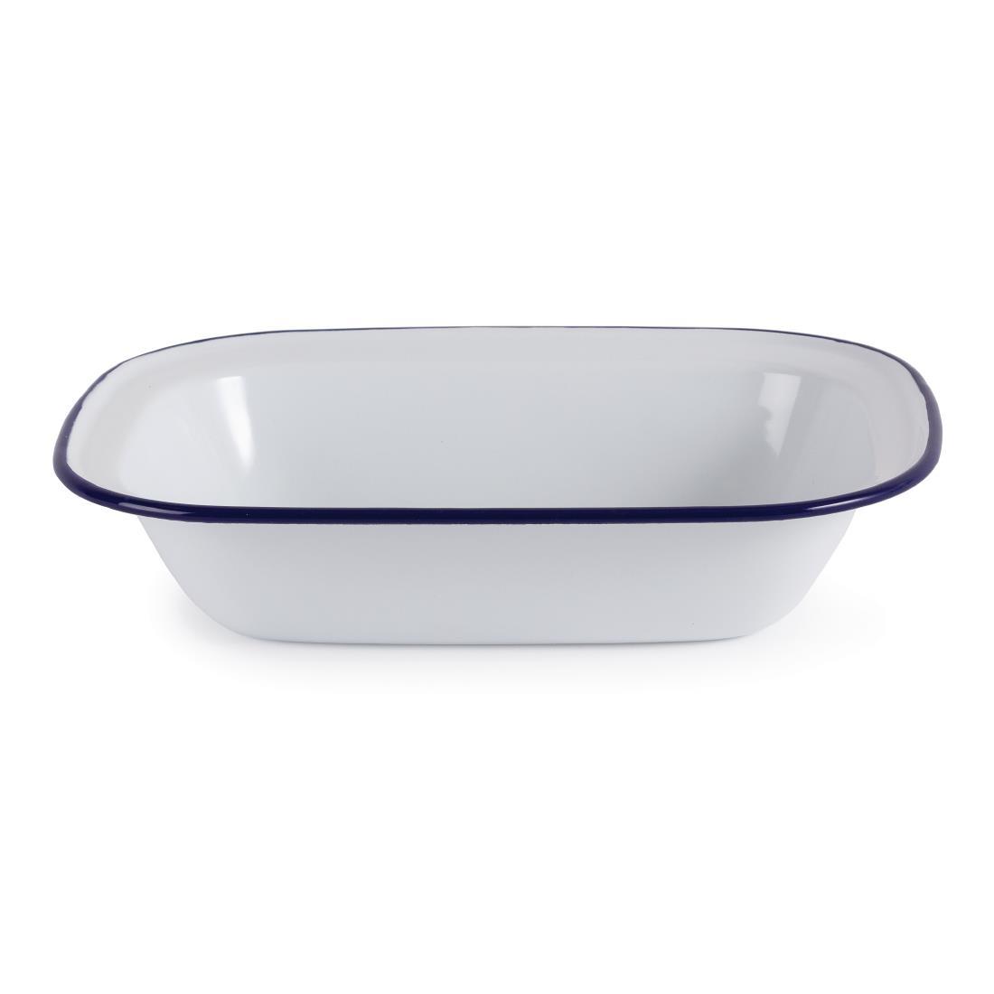 Olympia Enamel Dishes Rectangular 280 x 190mm (Pack of 6) - GM510  - 3