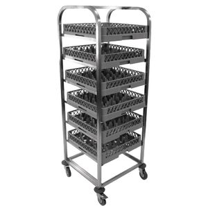 Craven Stainless Steel Dishwasher Basket Trolley - DN595  - 1