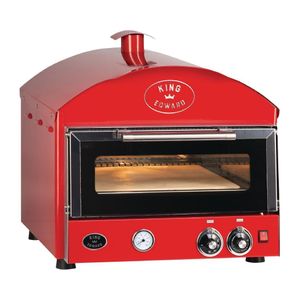 King Edward Pizza King Oven PK1 Red - DW474  - 1