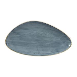 Churchill Stonecast Triangular Plates Blueberry 355mm (Pack of 6) - DY797  - 1