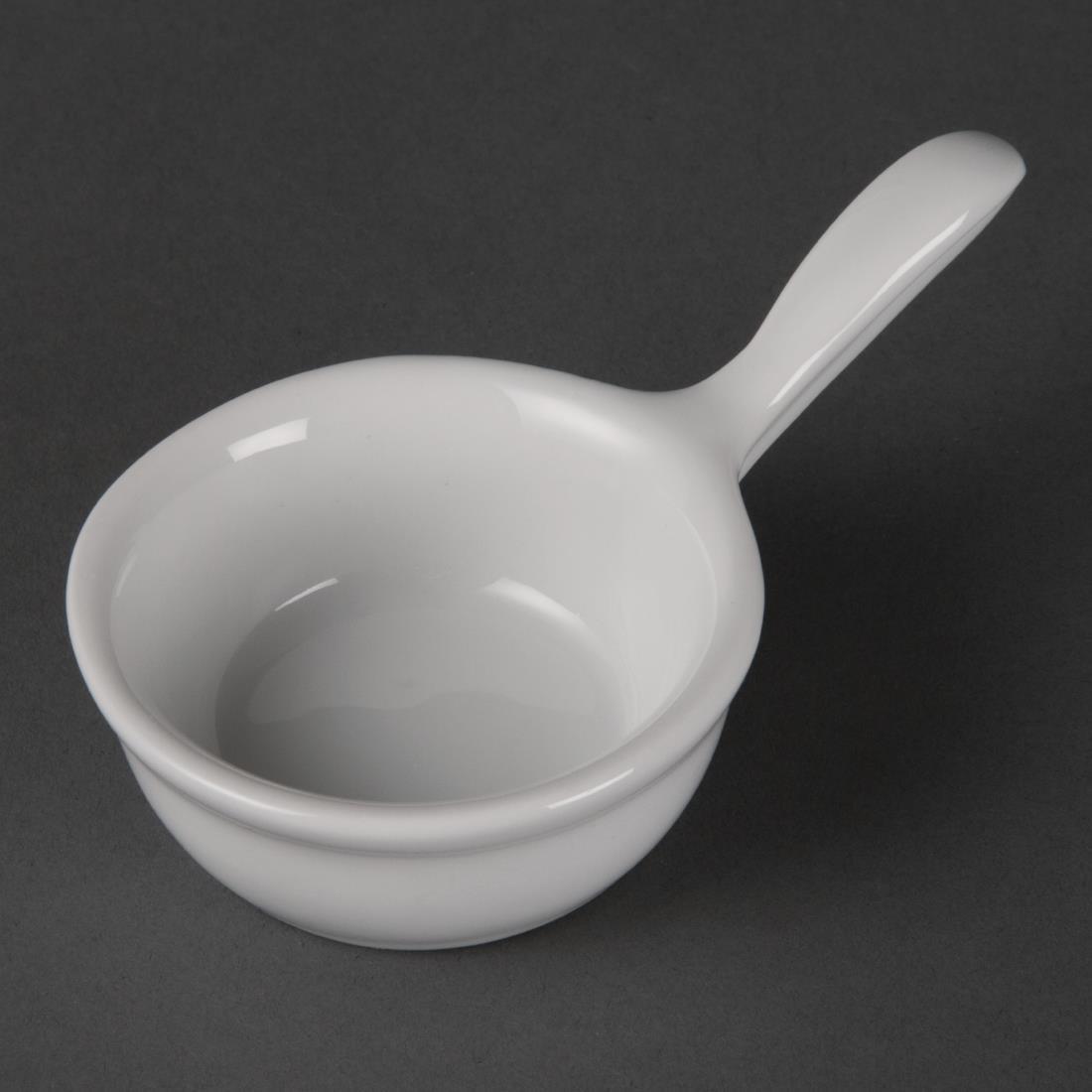 Olympia Miniature Pan Shaped Bowls 35ml 1.2oz (Pack of 12) - CE544  - 2