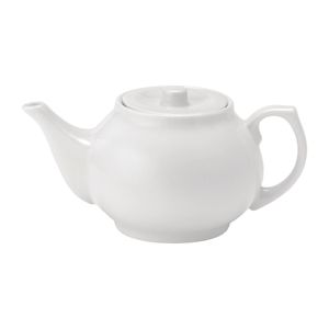 Utopia Pure White Teapots 430ml (Pack of 12) - CW253  - 1