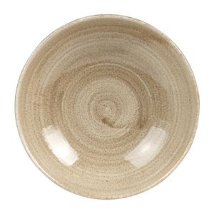 Churchill Stonecast Patina Antique Coupe Bowls Taupe 182mm (Pack of 12) - HC791  - 1
