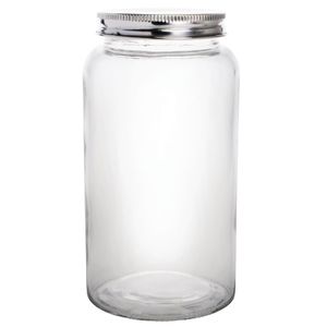 Vogue Glass Screw Top Dry Food Jar 800ml (Pack of 6) - CP084  - 1