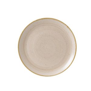 Churchill Stonecast Round Coupe Plate Nutmeg Cream 324mm (Pack of 6) - GR952  - 1