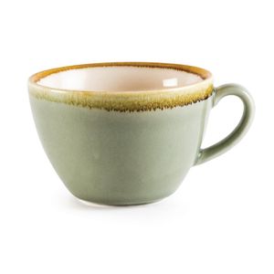 Olympia Kiln Cappuccino Cup Moss 340ml (Pack of 6) - GP480  - 1
