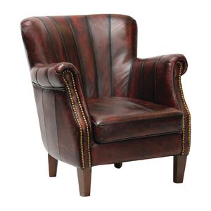 Lancaster Leather Chair Red - FT440  - 1