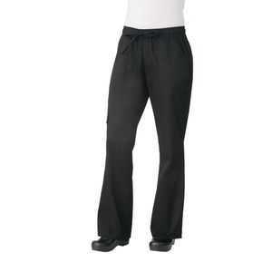 Chef Works Womens Cargo Chefs Trousers Black M - B630-M  - 1