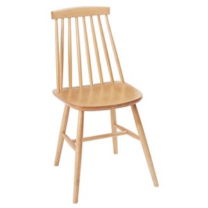 Fameg Farmhouse Angled Side Chairs Natural Beech (Pack of 2) - DC353  - 1