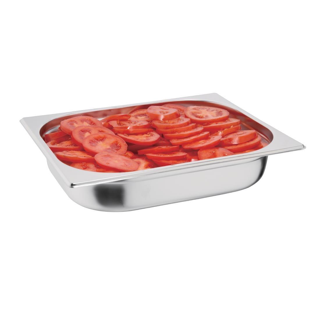 Vogue Stainless Steel 1/2 Gastronorm Pan 65mm - K927  - 8