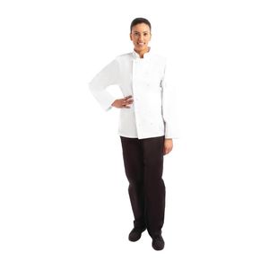 Whites Vegas Unisex Chefs Jacket Long Sleeve White S - A134-S  - 9