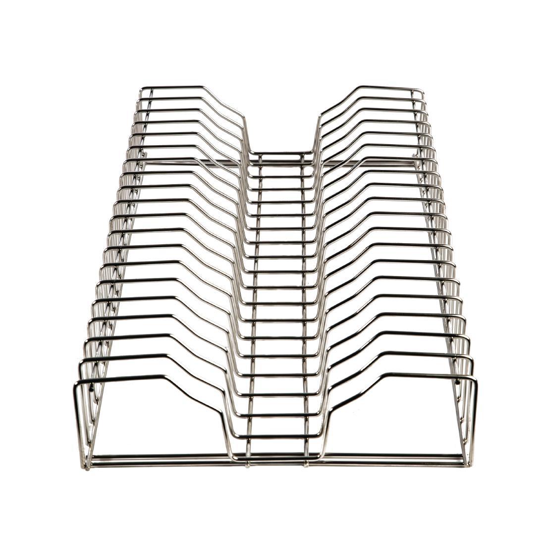 Vogue Stainless Steel Plate Racks 600mm - L440  - 2