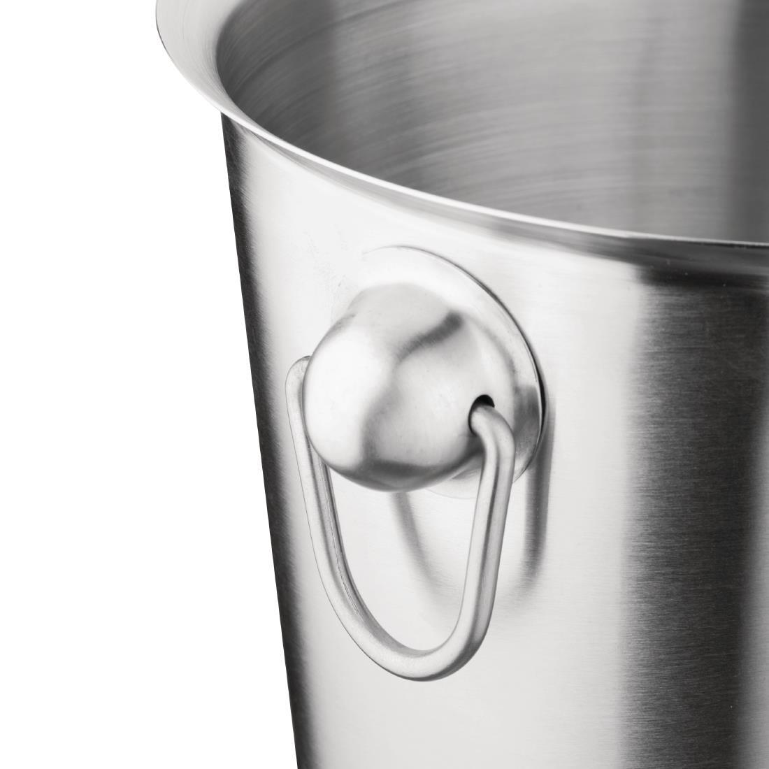 Olympia Brushed Stainless Steel Wine and Champagne Bucket - K406  - 2