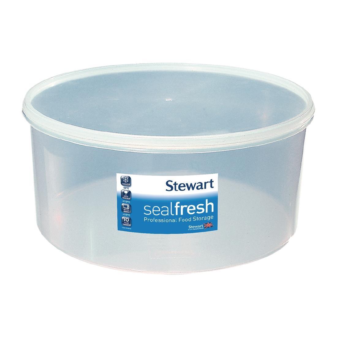Sealfresh Round 12.8ltr Clear Container 34.5 x 16cm - FC495  - 1