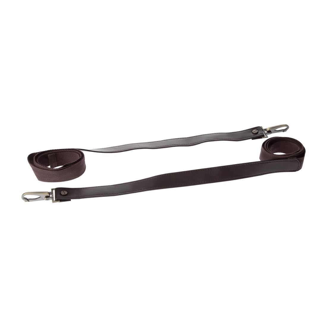 Southside Apron Spare Doghook PU strap Chocolate (2 pack) - FT608  - 4