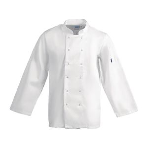Whites Vegas Unisex Chefs Jacket Long Sleeve White M - A134-M  - 1