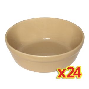 SPECIAL OFFER 4x Box of 6 Olympia Round Pie Bowls Large (Pack of 24) - S228  - 1